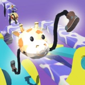 Draw Leg Running Logo